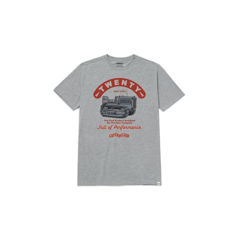 CAT - Camiseta Hombre CAT PROJECTS GRAPHIC TEE Gris 3 CAT.