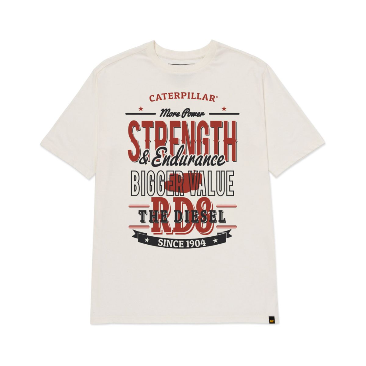 CAT - Camiseta Hombre CAT Historic Traditions Vainilla CAT