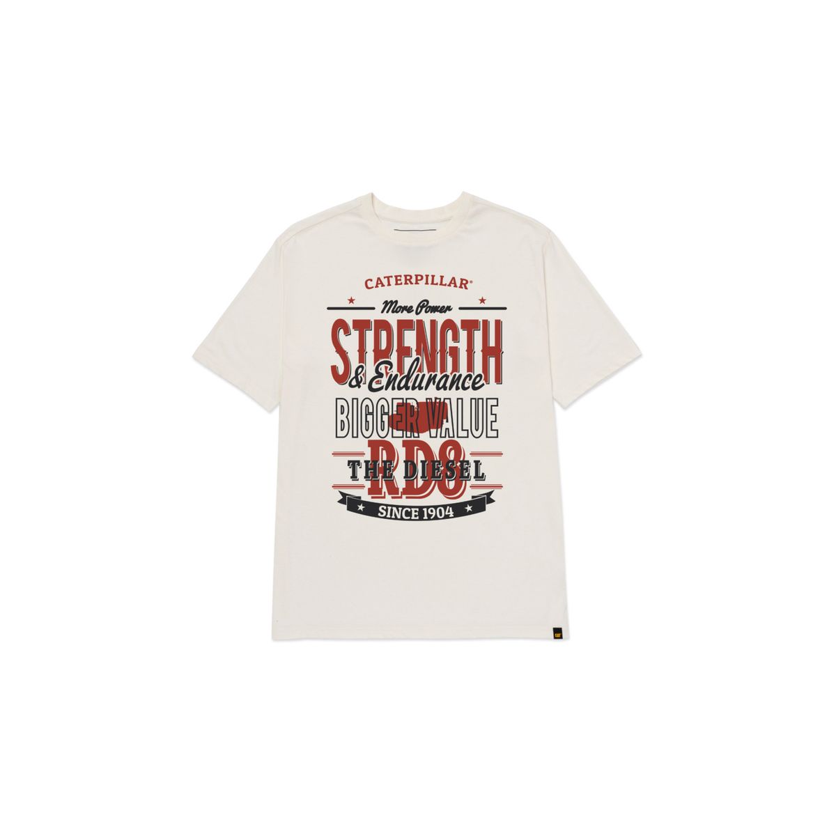 CAT - Camiseta Hombre CAT Historic Traditions Vainilla CAT