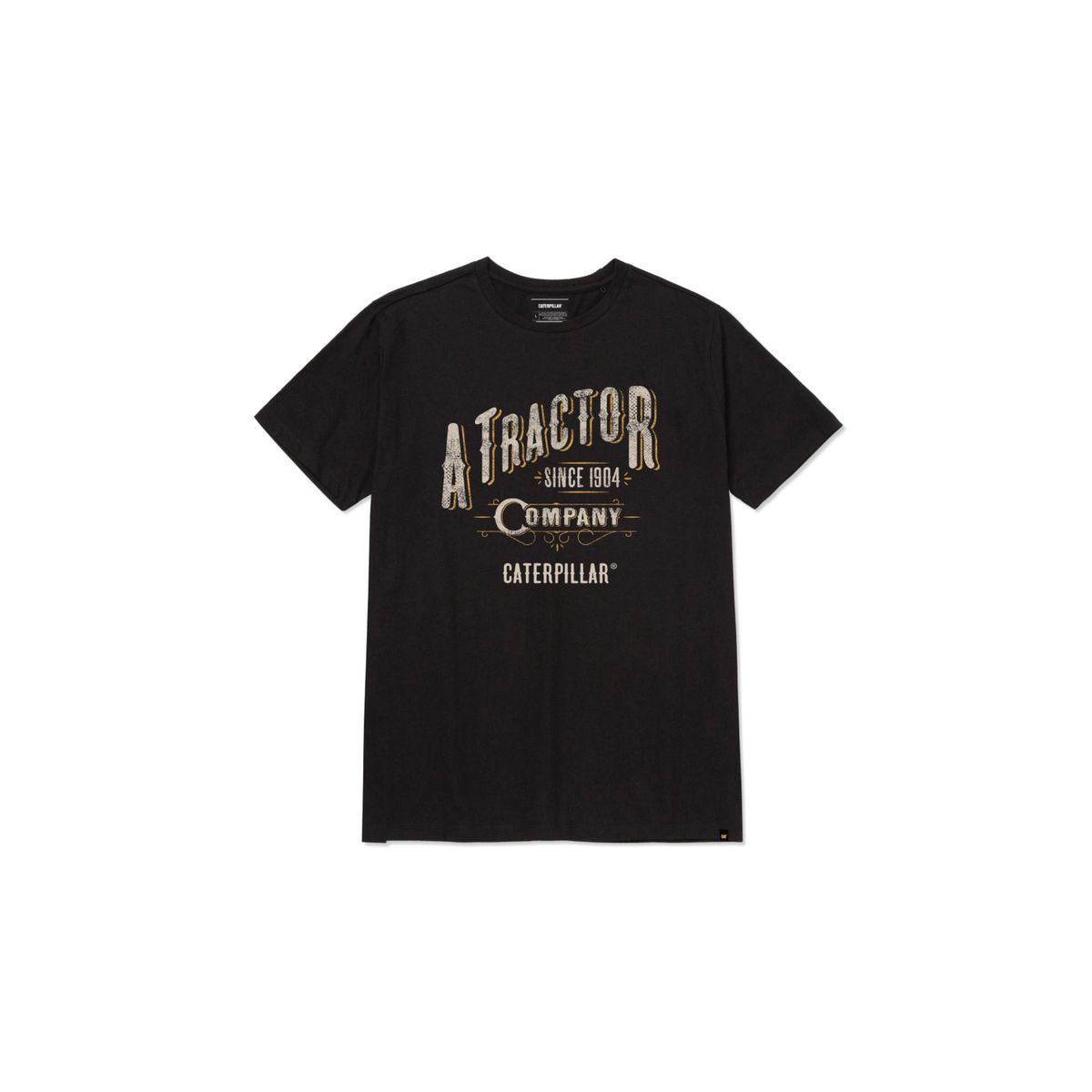 CAT - Camiseta Hombre CAT HISTORIC TRADITIONS Negro 2 CAT.