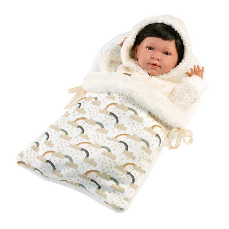 GENERICO - BEBE REBORN MIMI PELO BRILLANTE LLORENS 42CM