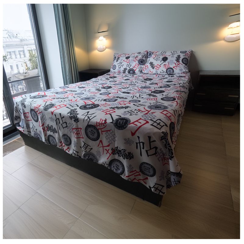 GENERICO - Juego Sabanas Premium Cama Doble Letra China extra suaves garantizadas