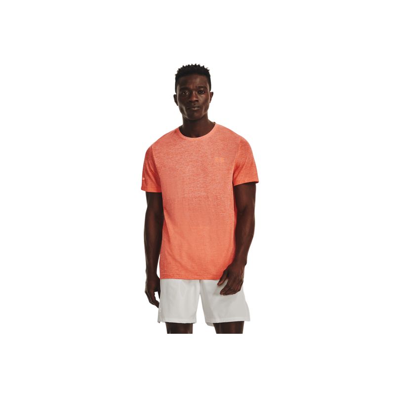 UNDER ARMOUR - Camiseta Hombre UNDER ARMOUR SEAMLESS STRIDE S Naranja UNDER ARMOUR.