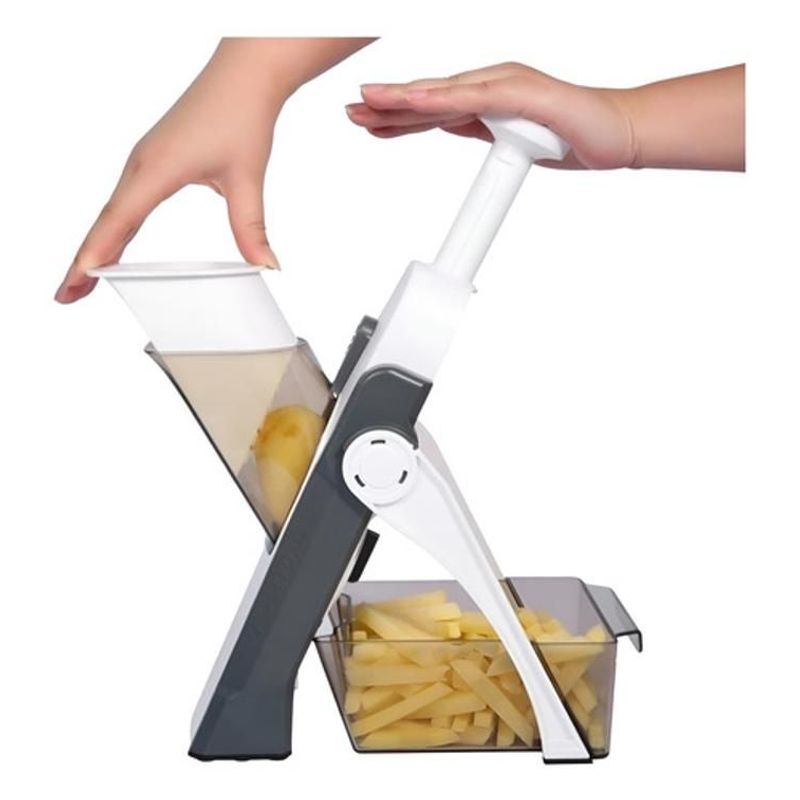 GENERICO - Rebanadora Mandolina De Acero Inoxidable 23 Cm