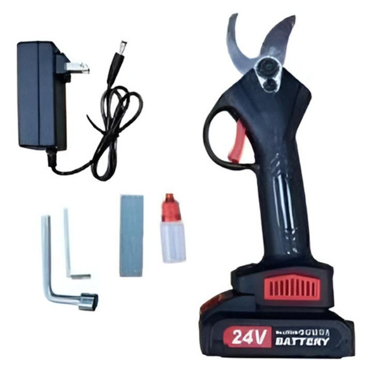 GENERICO - Tijera Podadora Recargable Podar 220v Acero Podar