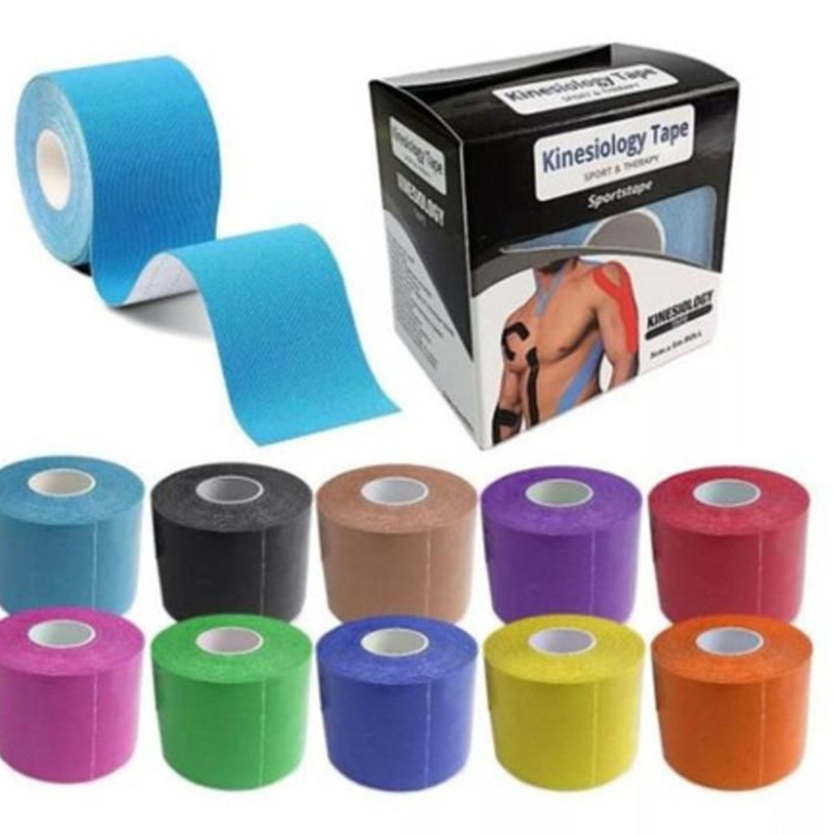 GENERICO - Rollo De Cinta Kinesiologica Neuromuscular Kinesiotape