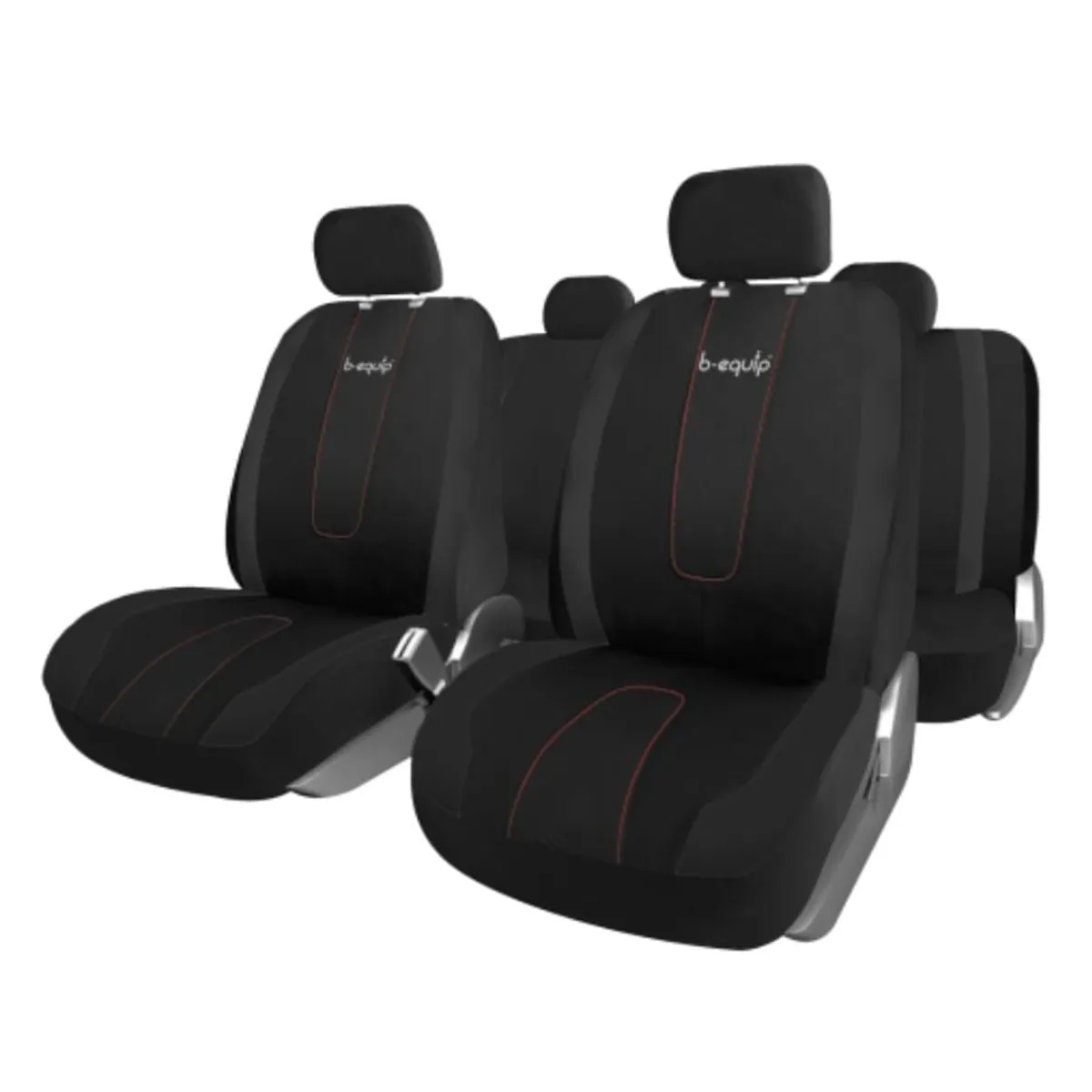 B EQUIP - Set Fundas Cubre Asiento Forro Carro B-equip ADV1462BK
