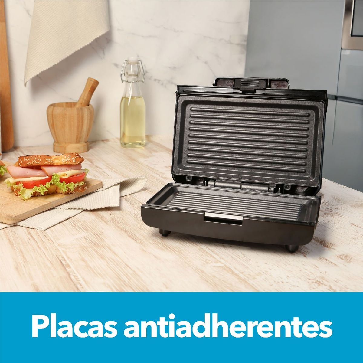 HOME ELEMENTS - SANDUCHERA NEGRA PLATOS GRILL HESMG155N