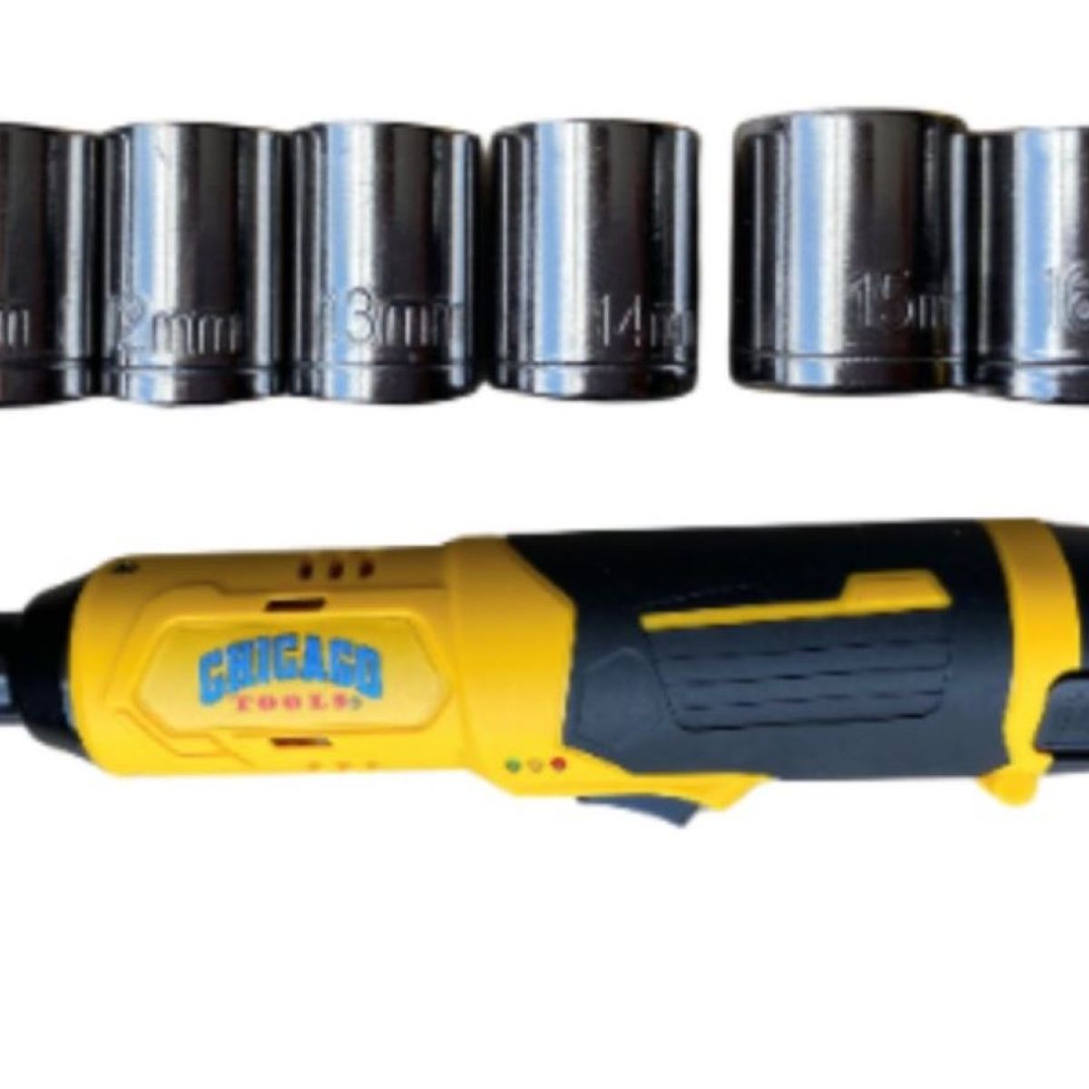 CHICAGO - Llave Ratche 3/8 Recargable 12v Chicago 2 Baterias