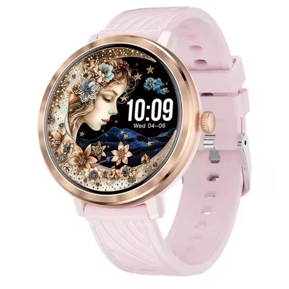 GENERICO - Reloj Inteligente Redondo NX27 Mujer LLama Frecuencia Cardíaco Fitness