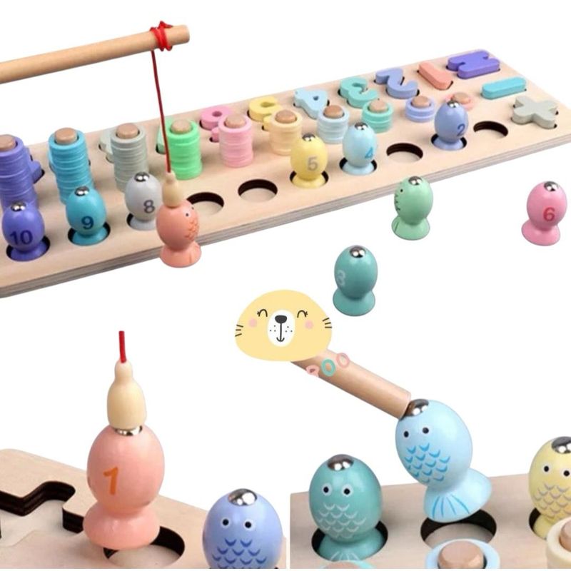 GENERICO - Pesca De Aprendizaje Montessori Para Bebe Nuevo