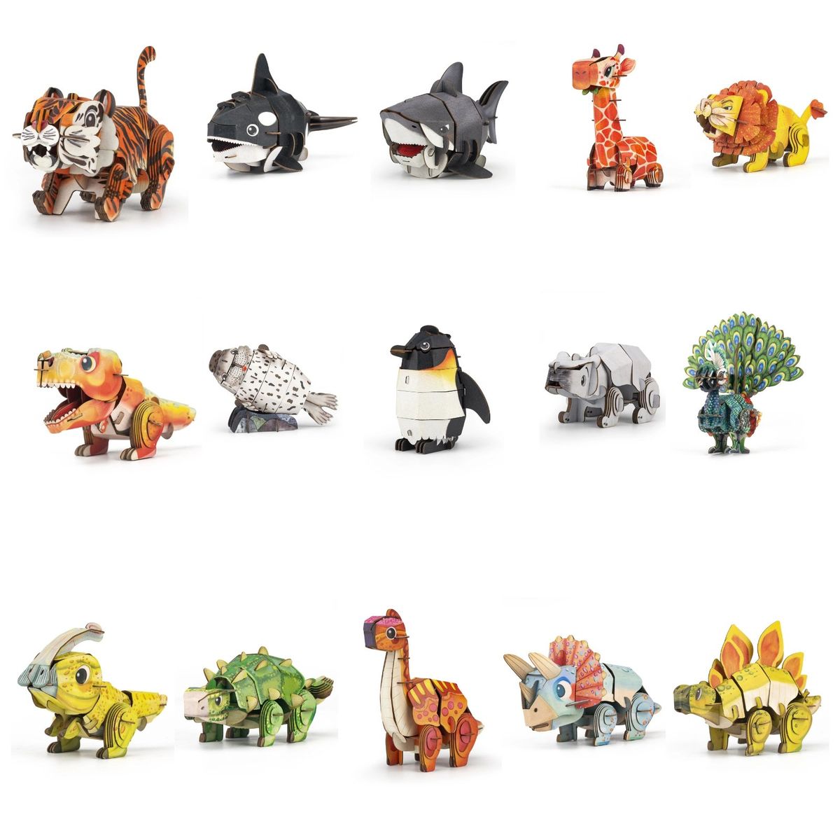 GENERICO - ROMPECABEZAS NIÑOS NIÑAS 3D - DINOSAURIO T-REX - SONIDO