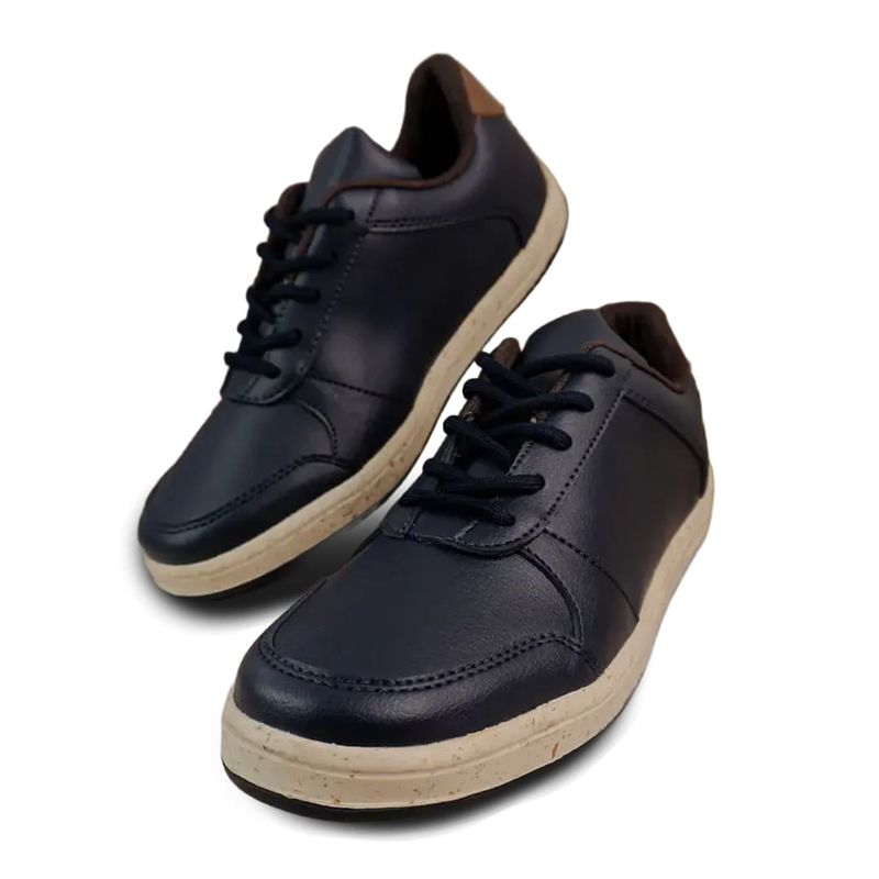 GENERICO - Tenis casual hombre en sintético color azul oscuro