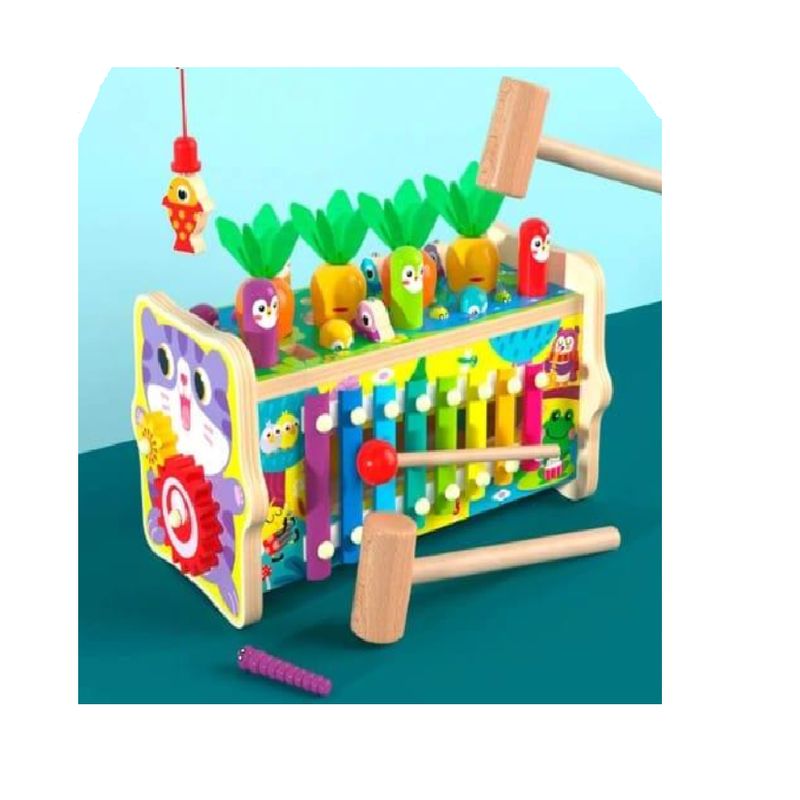 GENERICO - JUEGO DE PESCA GOLPEO Y MARIMBA NIÑOS+3 AÑOS