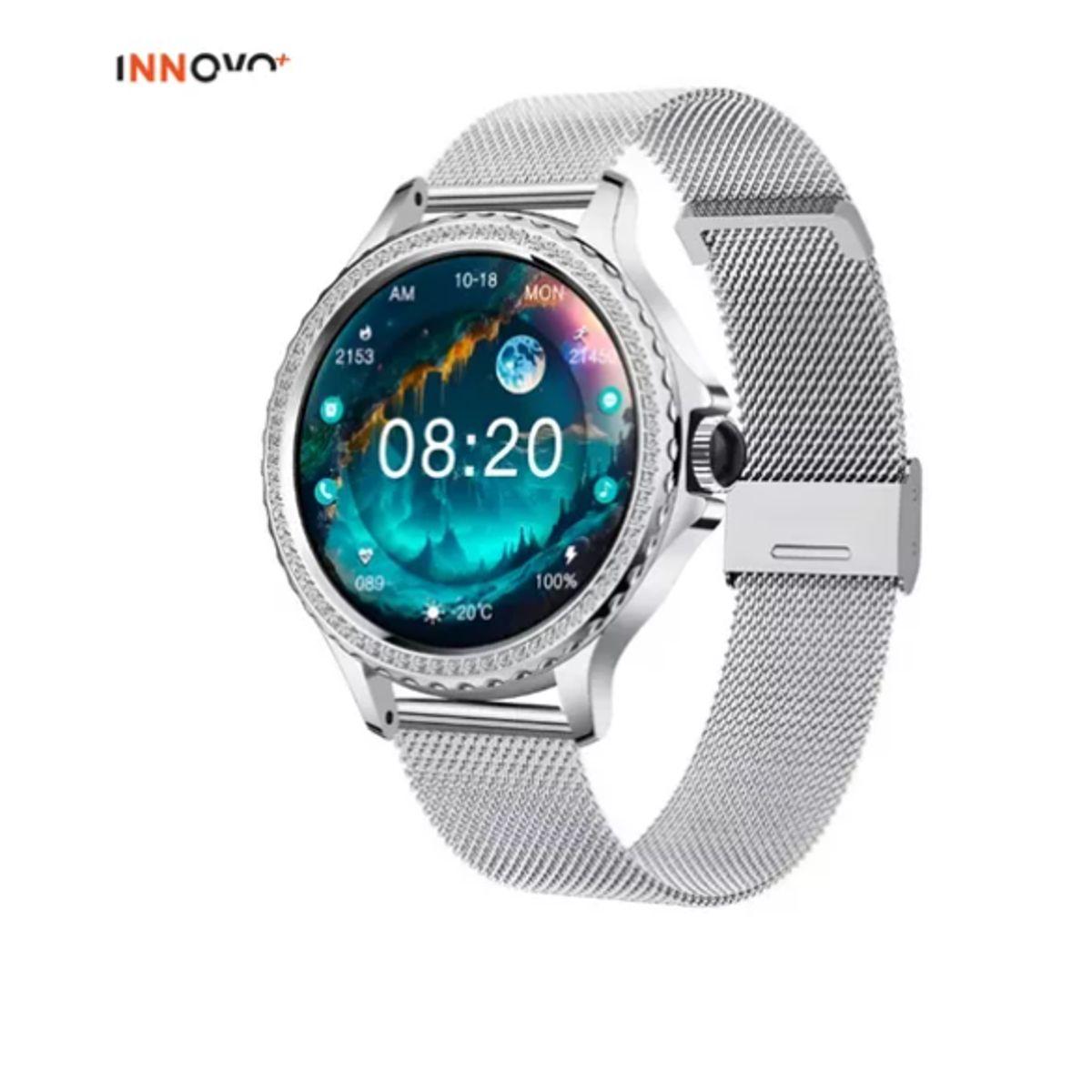 INNOVA - Reloj Inteligente Doble Pulso Amor Estilo Dama Mobulaa