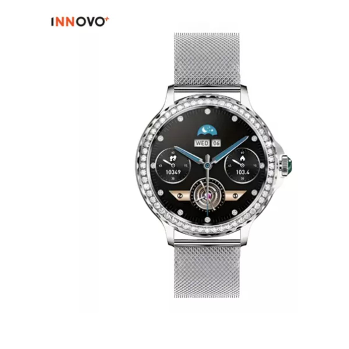 INNOVA - Reloj Inteligente Doble Pulso Amor Estilo Dama Mobulaa