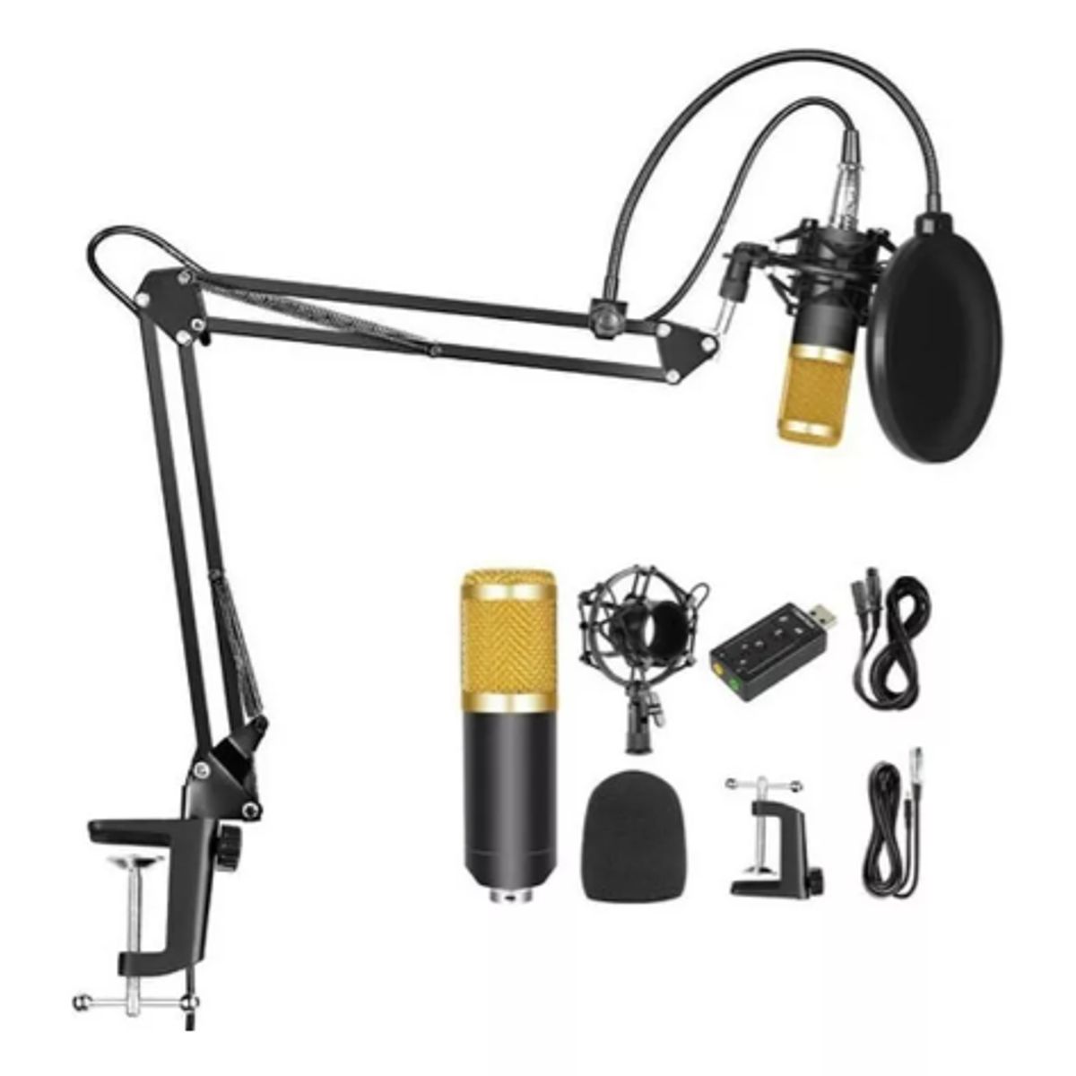 GENERICO - Microfono Condensador Estudio Profesional Voz Y Musica