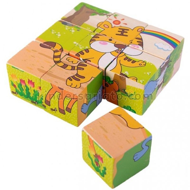 GENERICO - Rompecabezas Didactico Madera 33 Diversion Niños Infantil