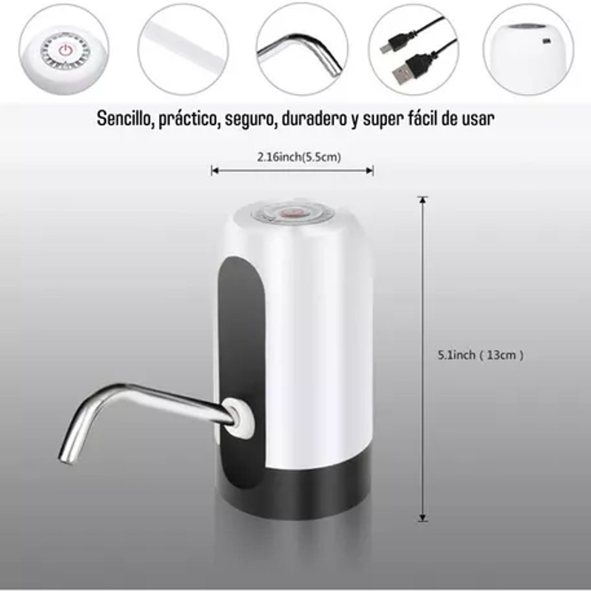 GENERICO - Dispensador De Agua Recargable Hogar - Oficina