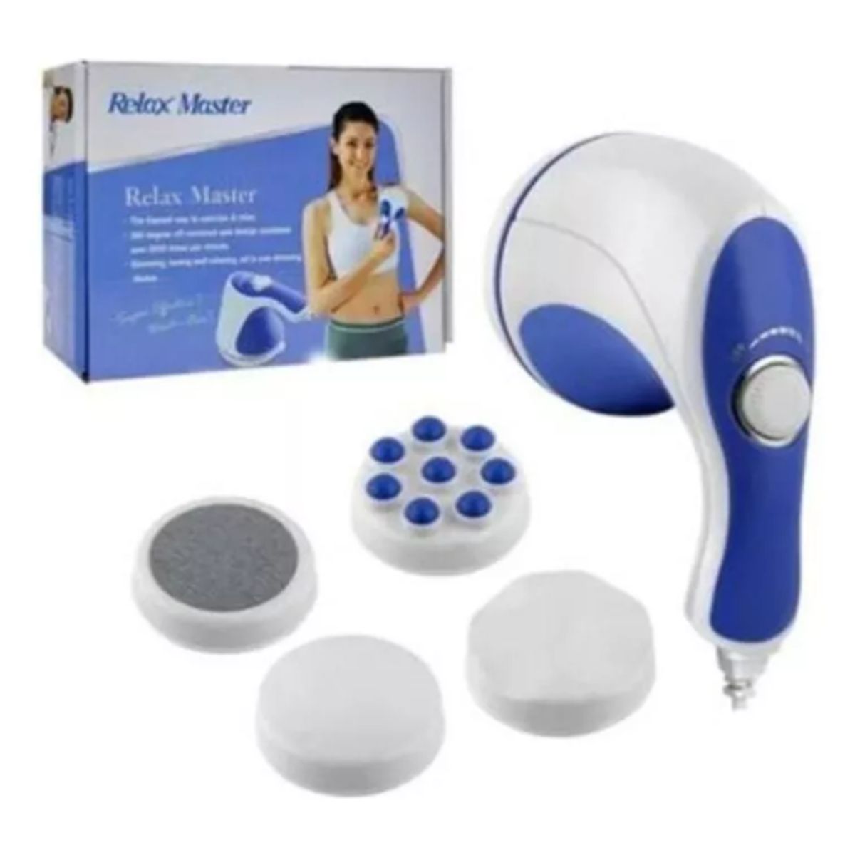 GENERICO - Masajeador Corporal Relax Tone 5 Cabezas