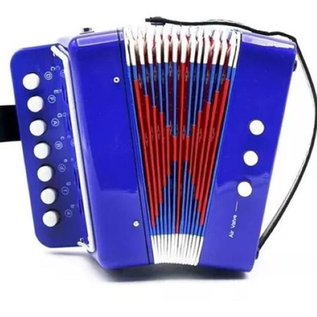 GENERICO - Acordeon Infantil Vallenato Niños Negra  ¡ Sonido Real