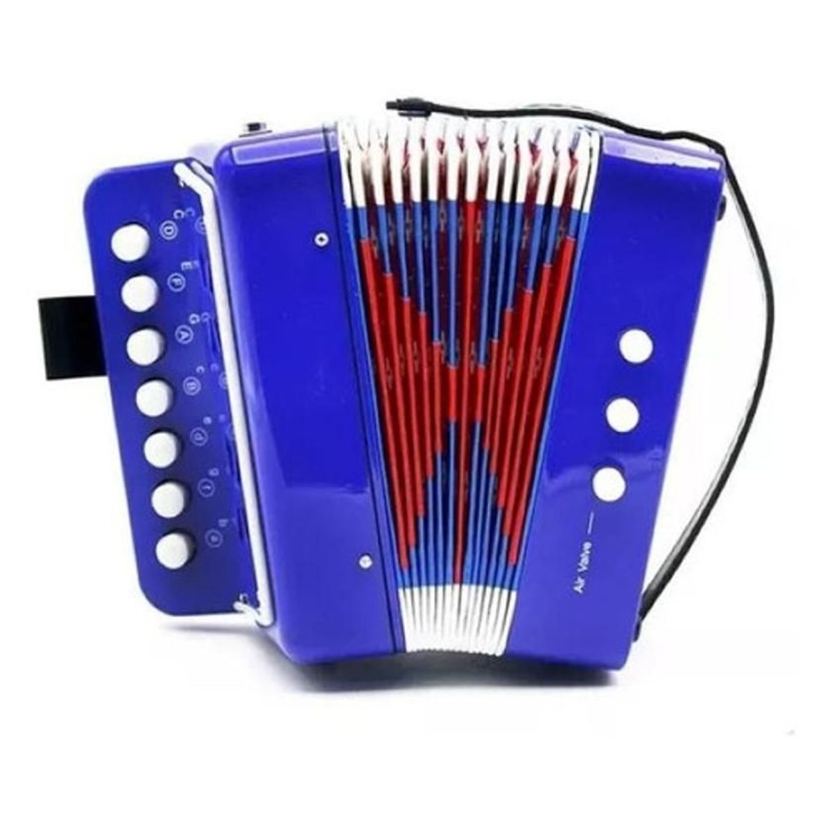 GENERICO - Acordeon Infantil Vallenato Niños Negra  ¡ Sonido Real