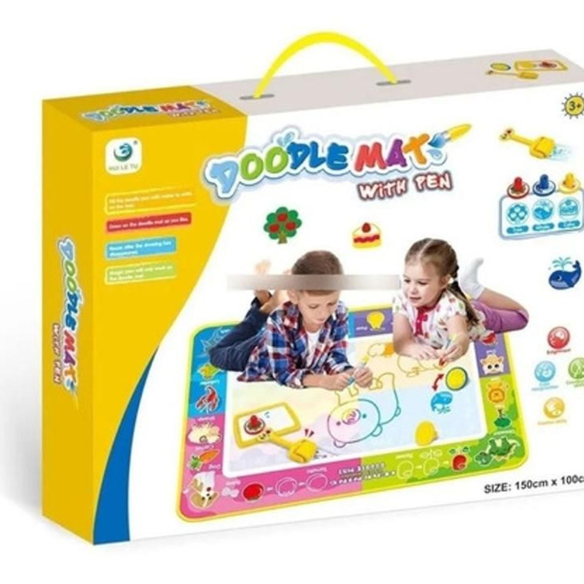 GENERICO - Tapete Mágico De Juego Para Pintar Con Agua + Accesorios