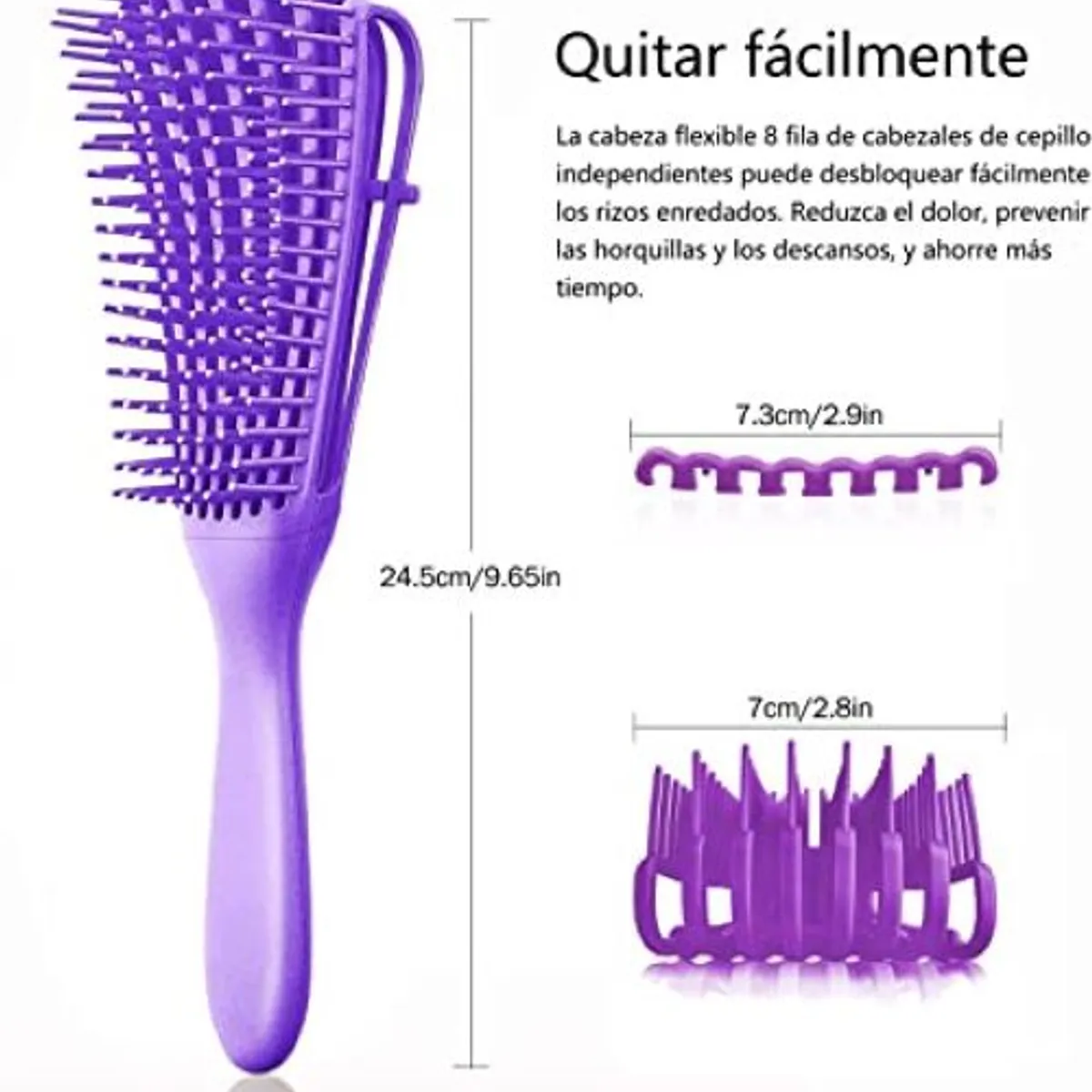 GENERICO - Cepillo Para Definir Y Desenredar El Cabello Antifriiz
