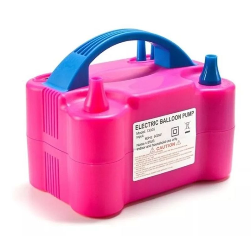 GENERICO - Inflador De Globos Electrico 600 Watts Doble Boquilla