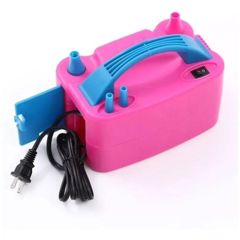 GENERICO - Inflador De Globos Electrico 600 Watts Doble Boquilla 110V