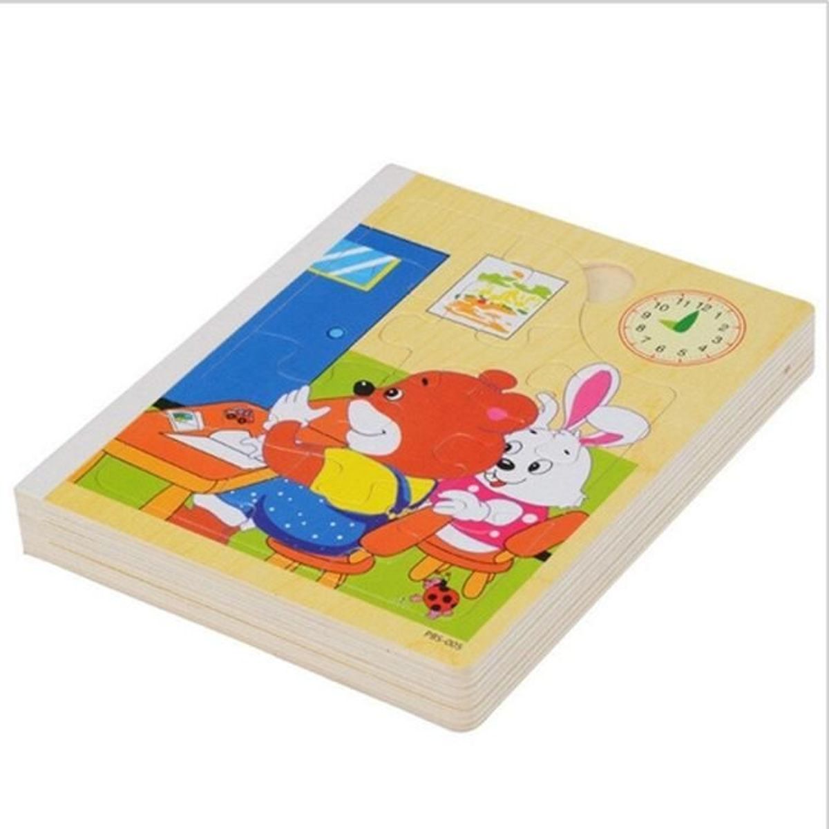 GENERICO - Libros Didacticos Infantiles Madera Rompecabezas Niños