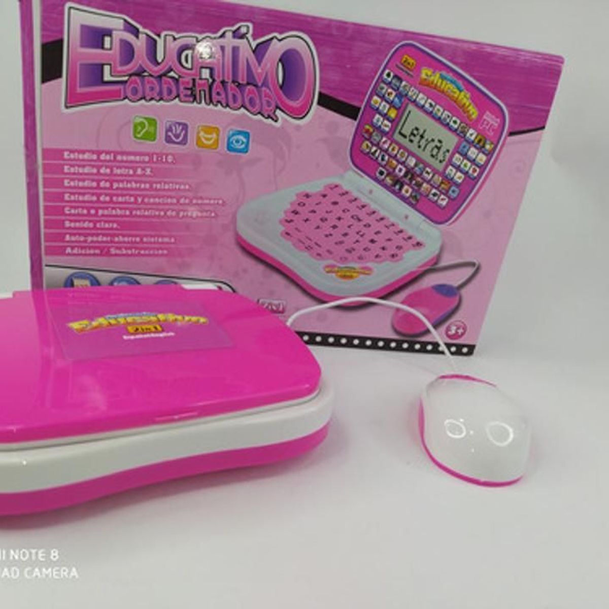 GENERICO - Computador Didactico Mini Laptop Juguetes Español E Ingles