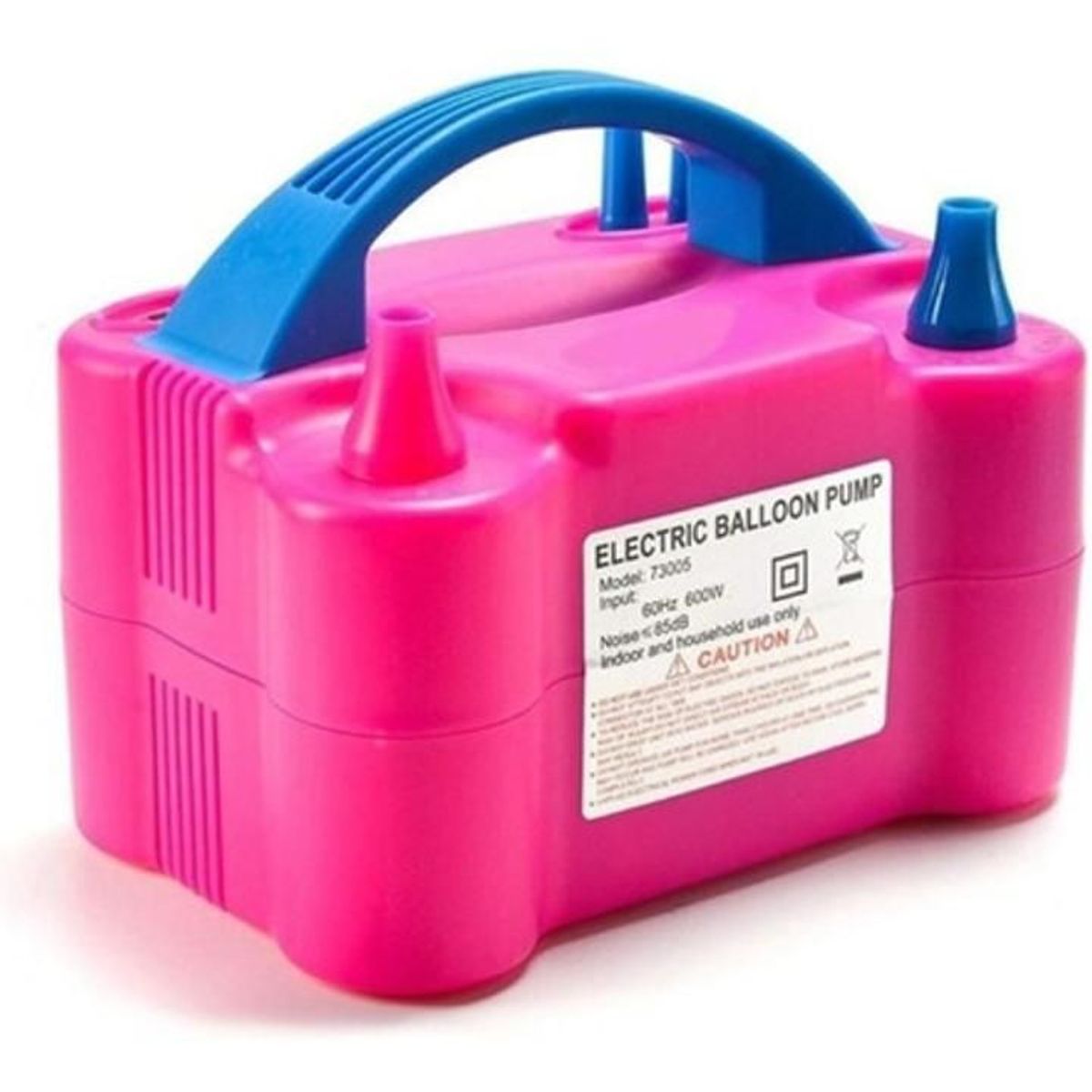 GENERICO - Inflador De Globos Electrico 600 Watts Doble Boquilla 110V