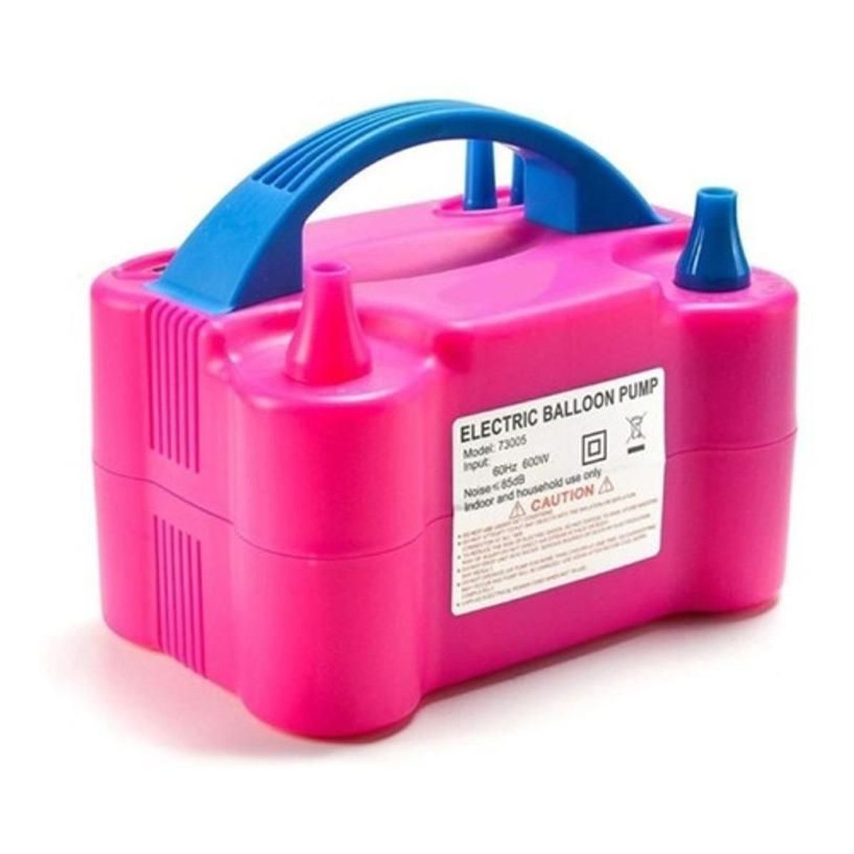 GENERICO - Inflador De Globos Electrico 600 Watts Doble Boquilla 110V