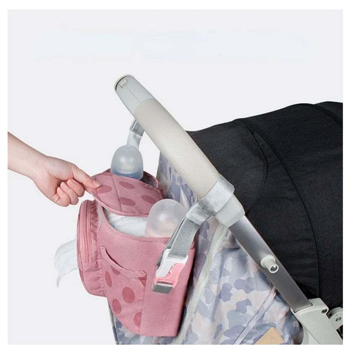 GENERICO - Organizador Para Coche De Bebe  Multifuncional - Beige
