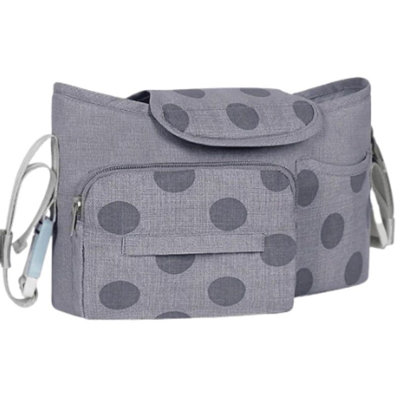 GENERICO - Organizador Para Coche De Bebe  Multifuncional - Gris