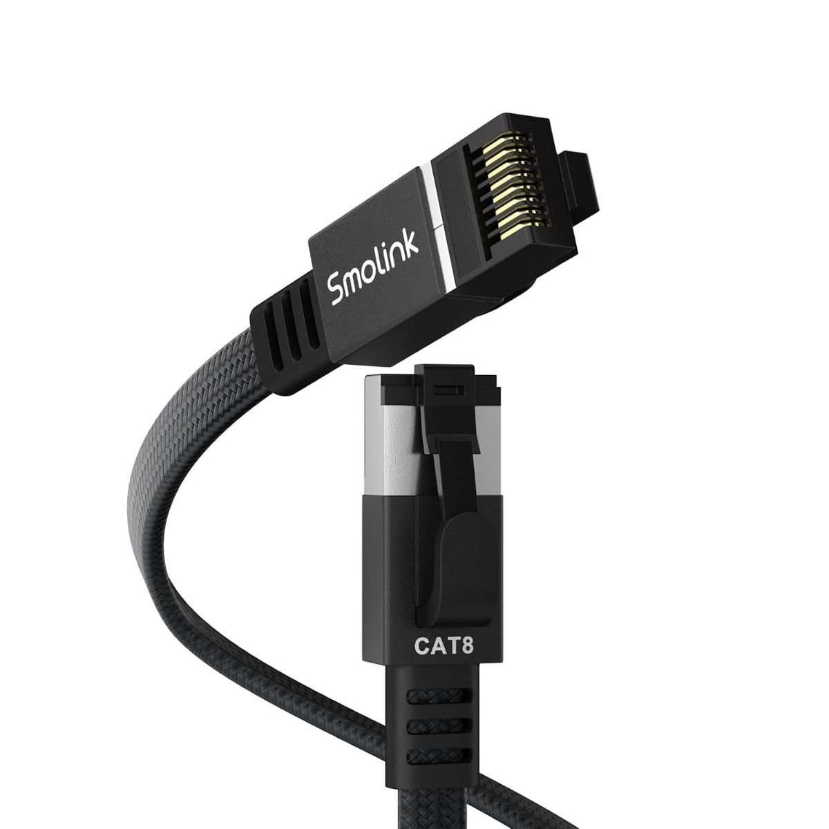 GEF - Cable Red Cat8 15 Metros Alta Velocidad Internet Rj45 Plano