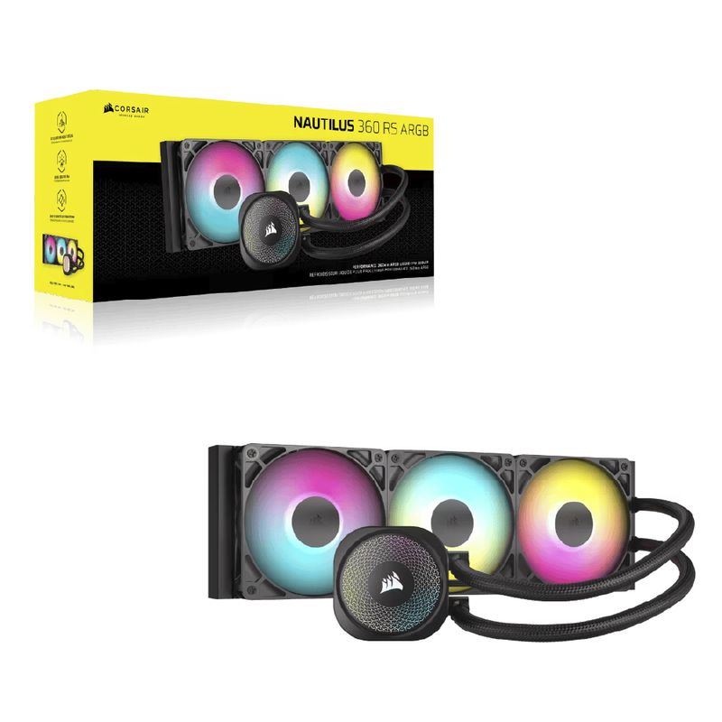 CORSAIR - Refrigeración Corsair Nautilus 360 Rs Argb