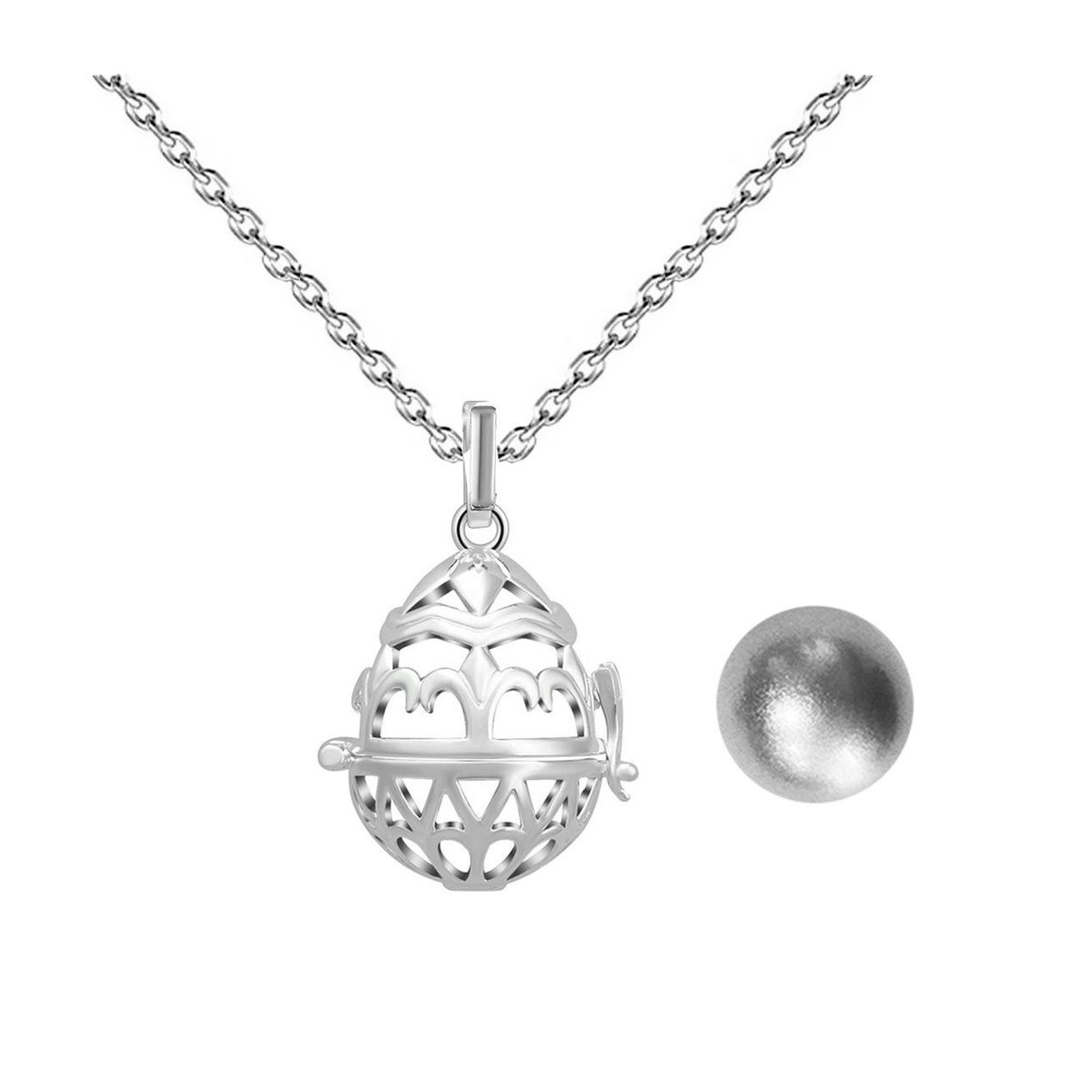 DAYOSHOP - Collar Llamador De Angel Proteccion Cascabel + Estuche