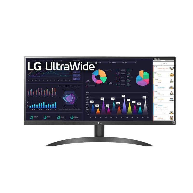 LG ELECTRONICS - Monitor LG 29 Pulgadas 29WQ500 FHD Plano Negro