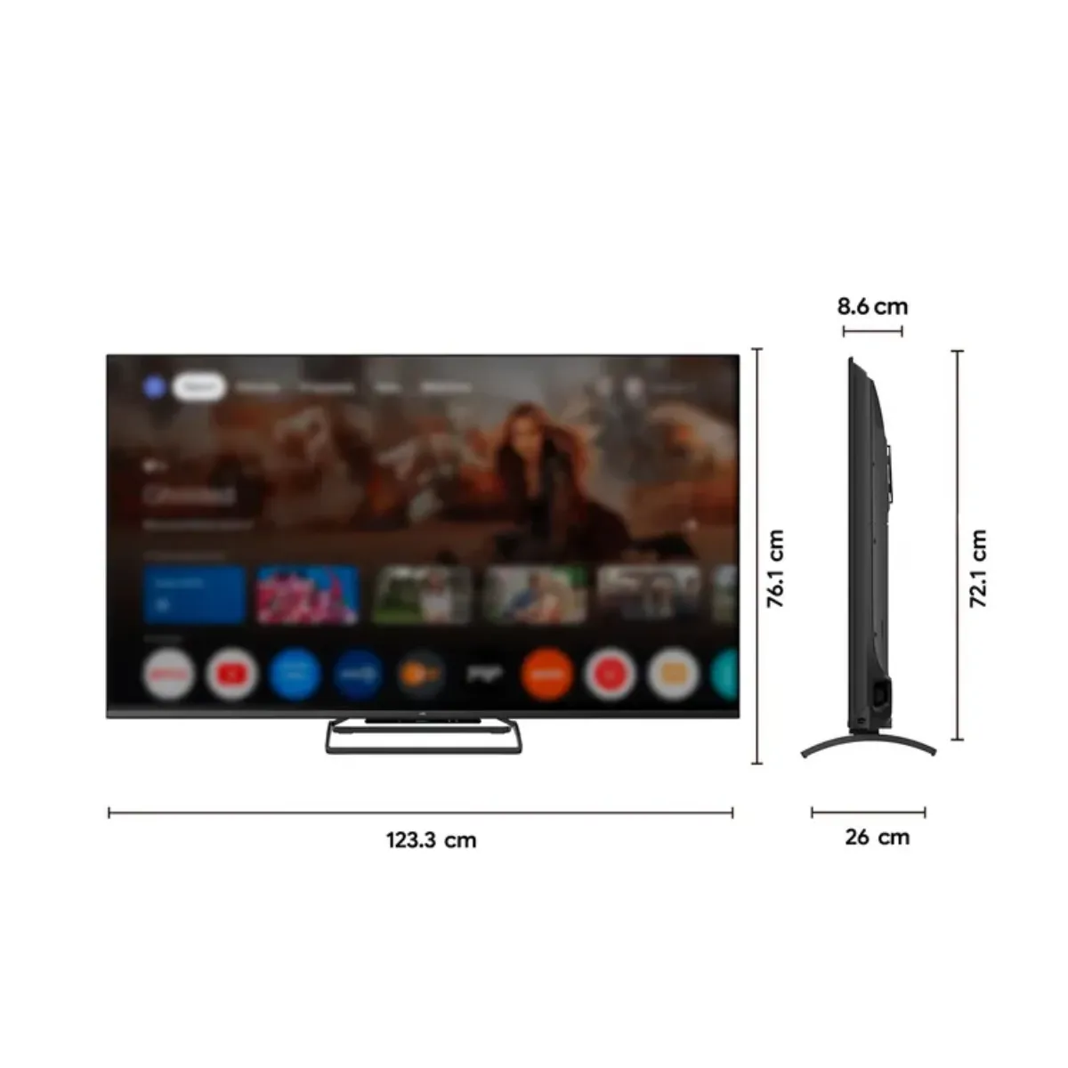 KALLEY - Televisor Kalley - 55 pulgadas 55GM405 4K UHD Mini LED Smart TV Google