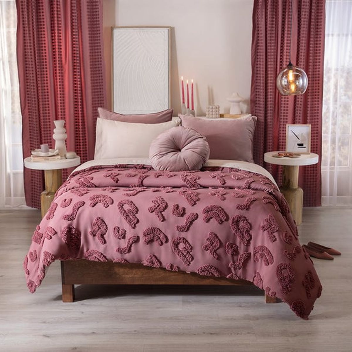 VIANNEY - Funda De Plumón Berry King Size Xl Vianney.