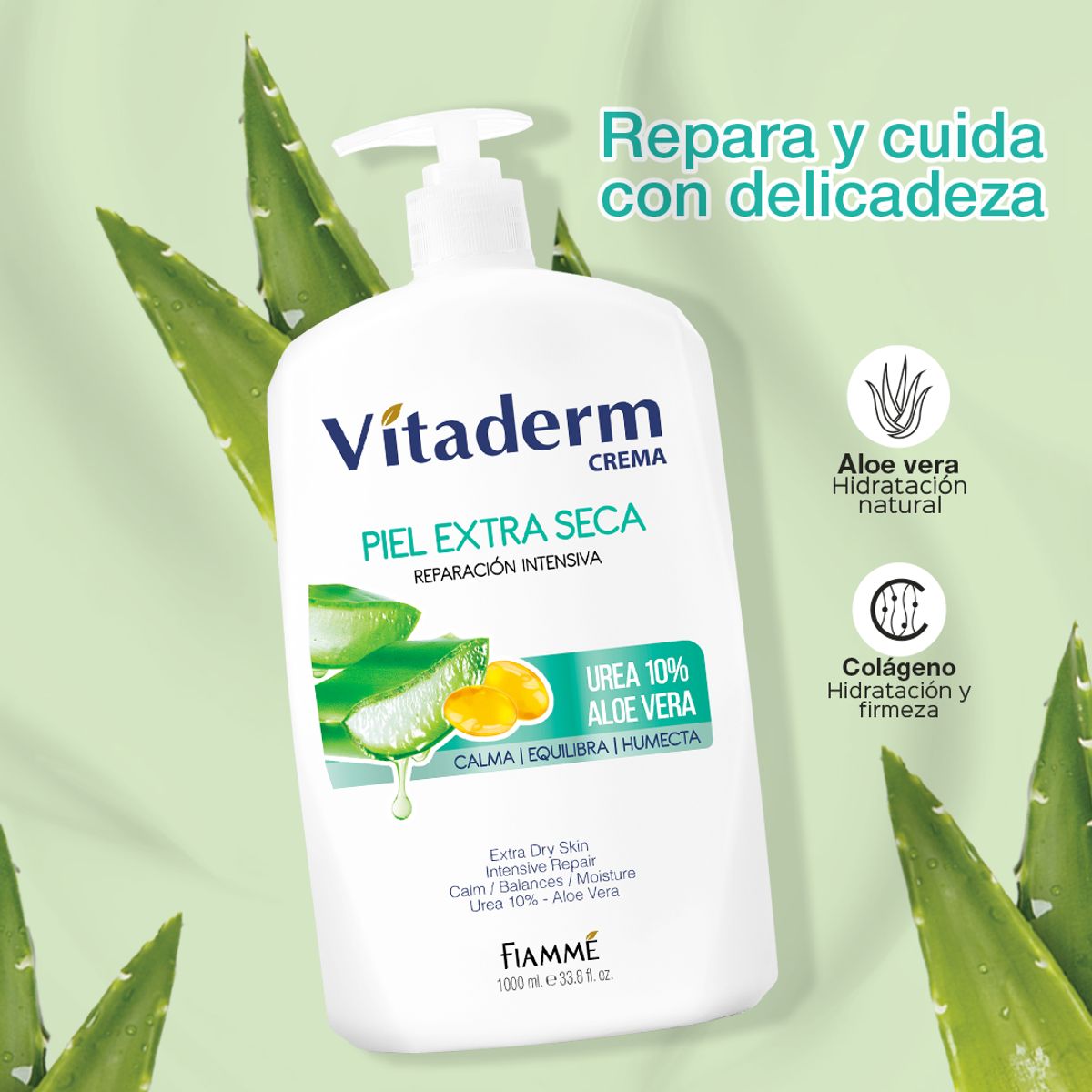 FULL FRESH - CREMA PIEL EXTRA-SECA VITADERM x1000ml