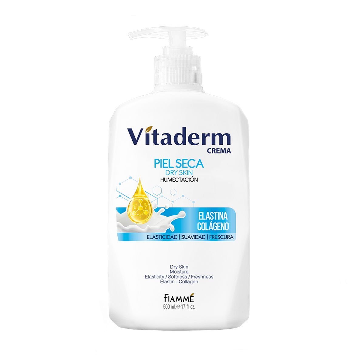 FULL FRESH - CREMA VITADERM ELASTINA Y COLAGENO x500ml