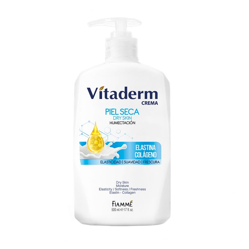 FULL FRESH - CREMA VITADERM ELASTINA Y COLAGENO x500ml