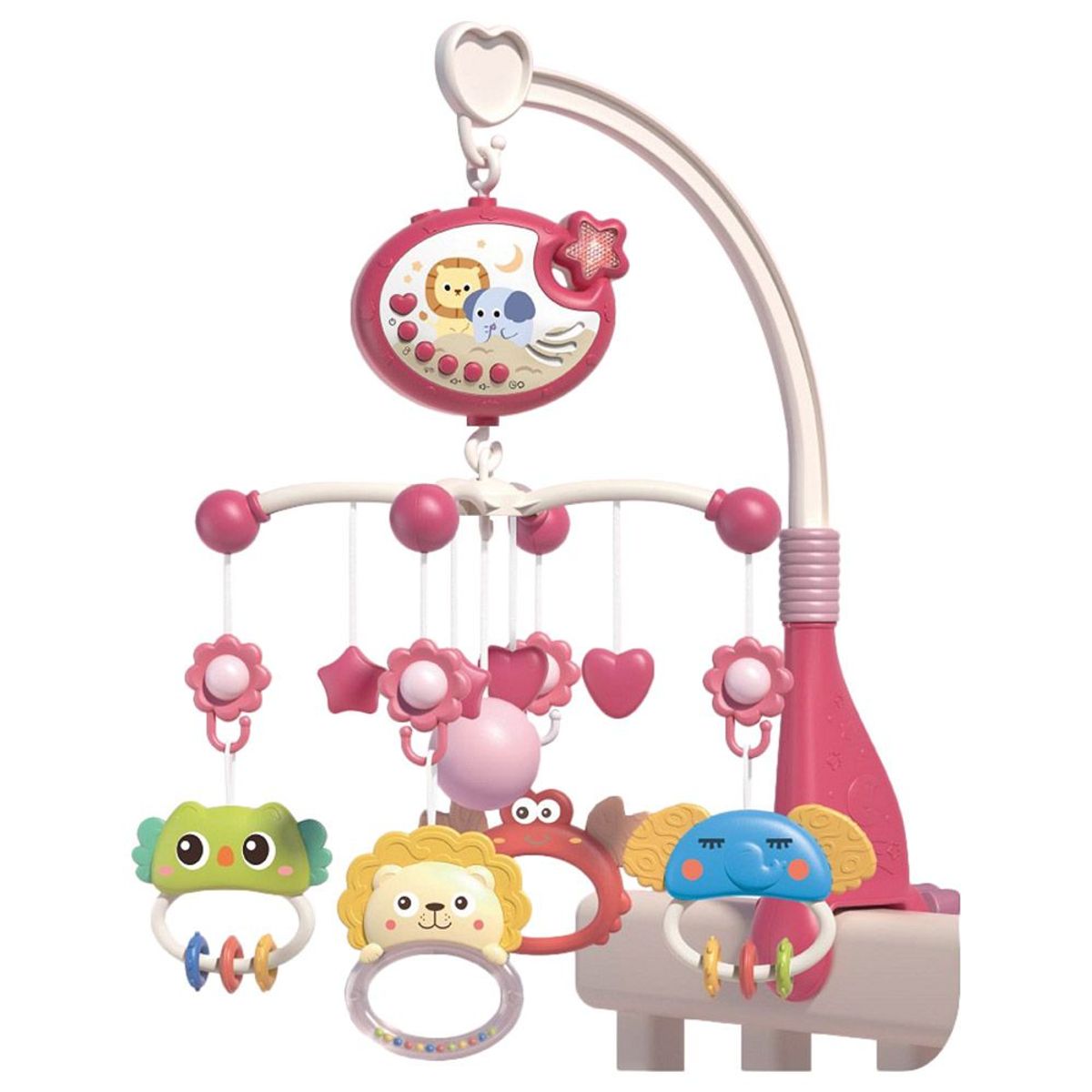 JUGUETERIA EXPRESS - Movil Musical Con Proyector Luz y Control Cuna Para Bebe