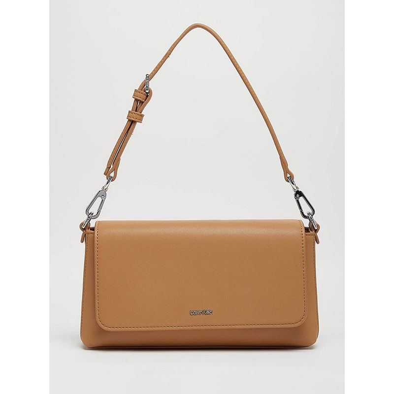 CALVIN KLEIN - Bolso beige de hombro convertible Calvin Klein