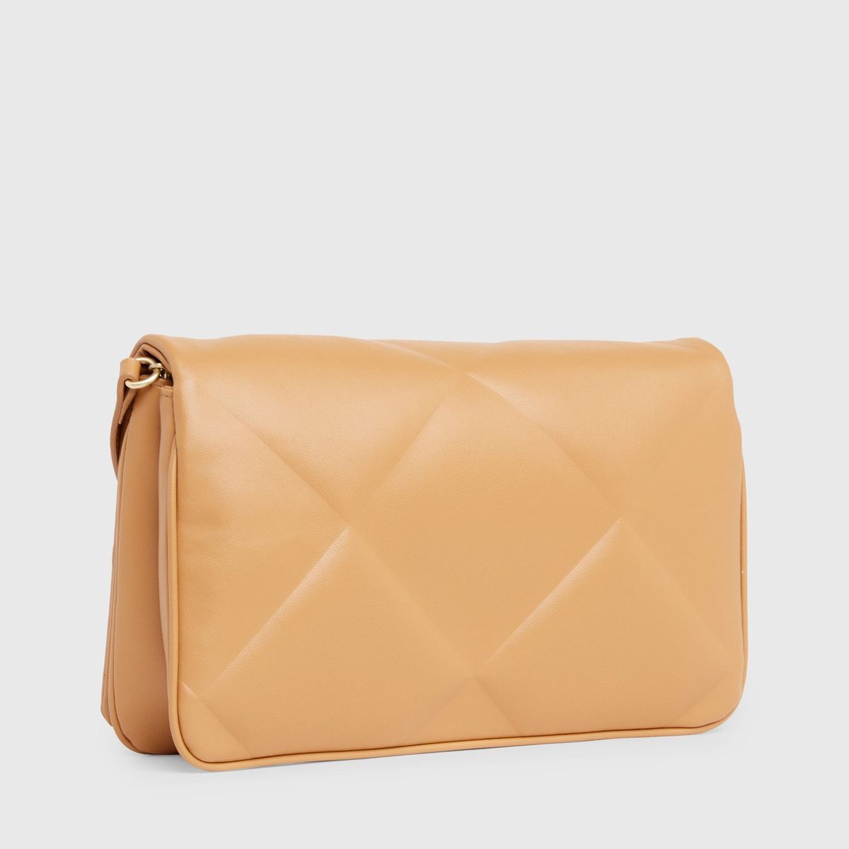 CALVIN KLEIN - Bolso Beige de Hombro Clutch Acolchado Calvin Klein
