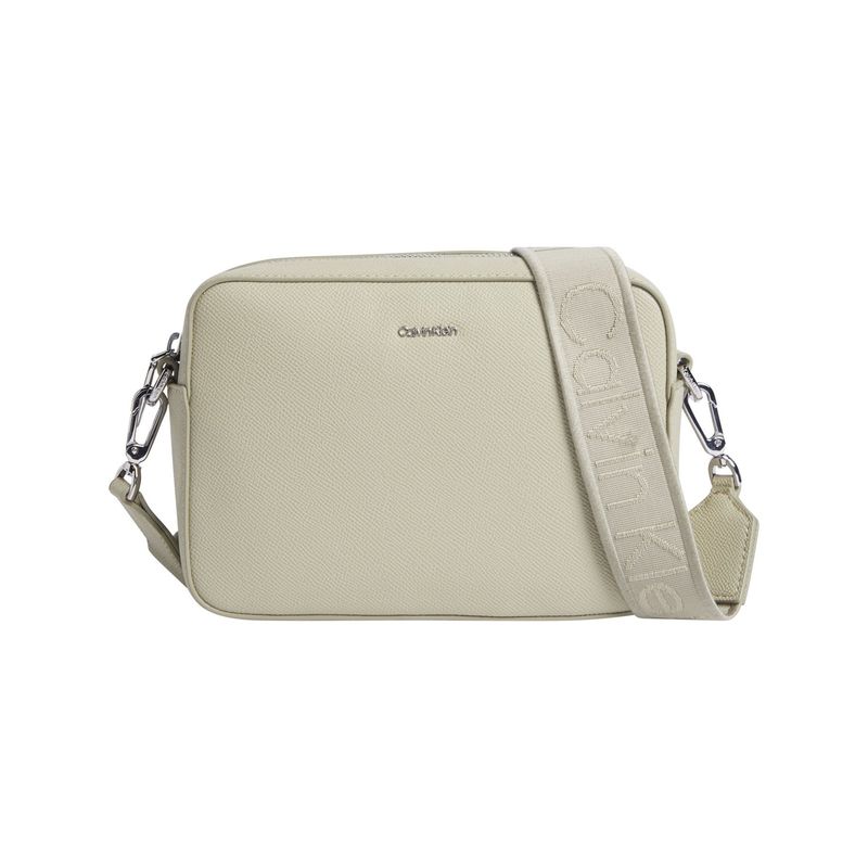 CALVIN KLEIN - Bolso blanco cruzado ck must Calvin Klein