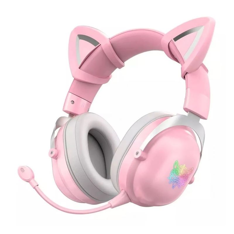 GENERICO - Audifonos Diadema Inalambricos Onikuma B100  Cancelacion De Ruido  Rosadas
